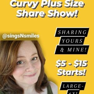 🚨@singsNsmiles LIVE NOW! ALL SIZES - LOW STARTS - FREE UPGRADED SHIPPING!